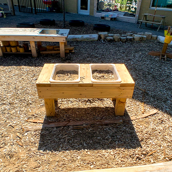 Two Bin Sensory Table