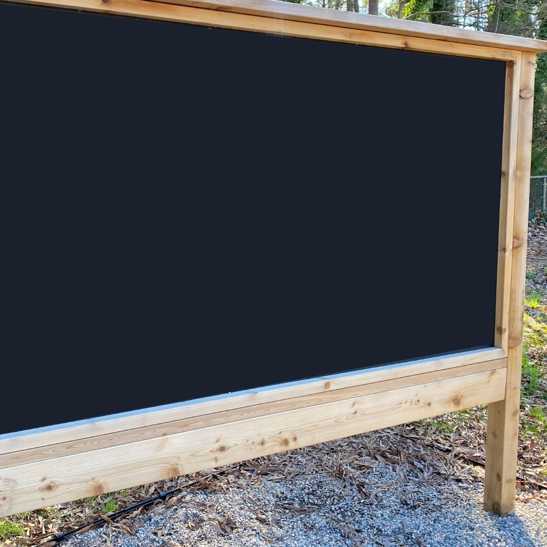 Raised Outdoor Chalkboard