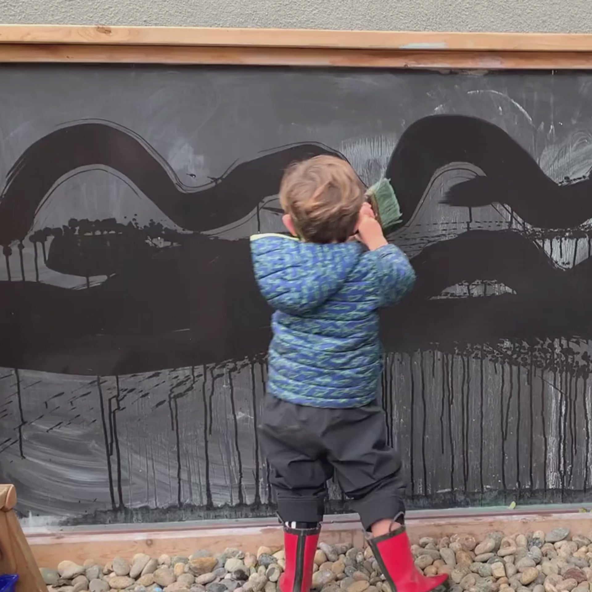 outdoor blackboard