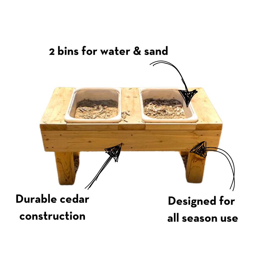 Two Bin Sensory Table