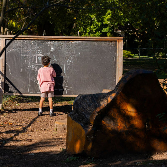 Raised Outdoor Chalkboard