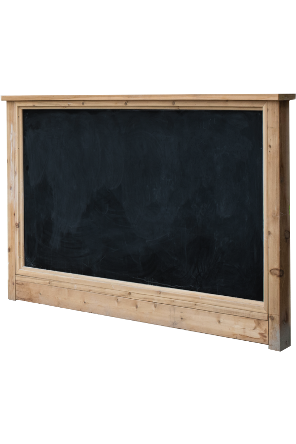 outdoor blackboard